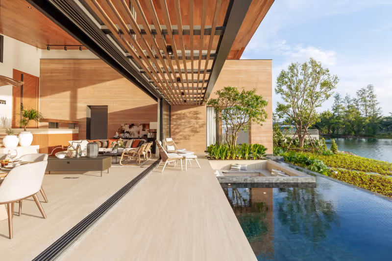Serrana lakefront pool villas Phuket 30