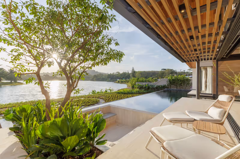 Serrana lakefront pool villas Phuket 21