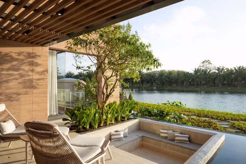 Serrana lakefront pool villas Phuket 29