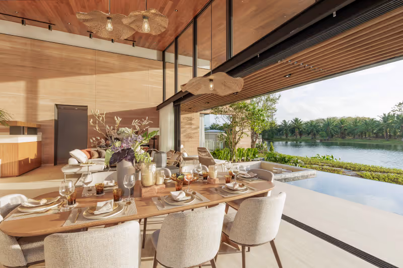 Serrana lakefront pool villas Phuket 49