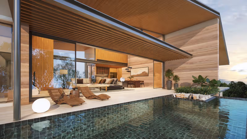 Serrana lakefront pool villas Phuket 16