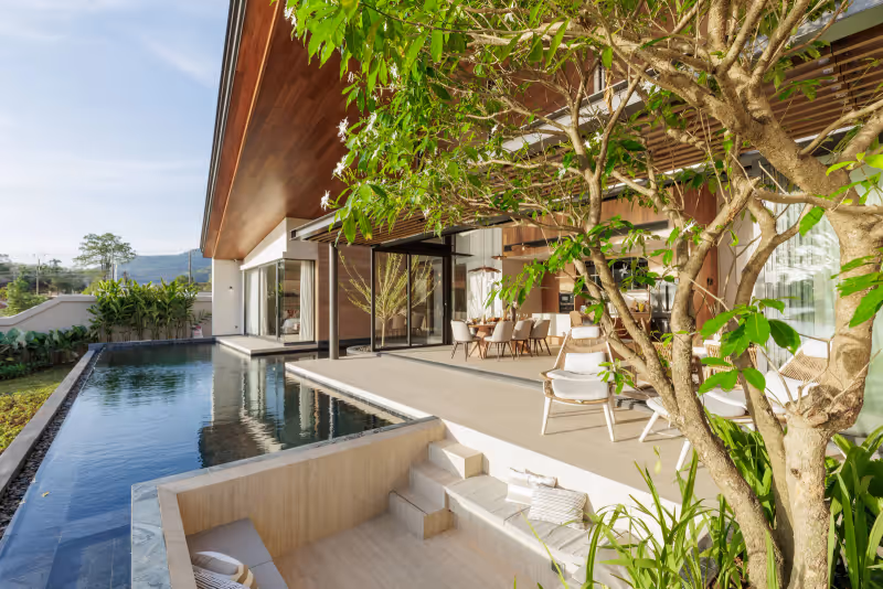 Serrana lakefront pool villas Phuket 31