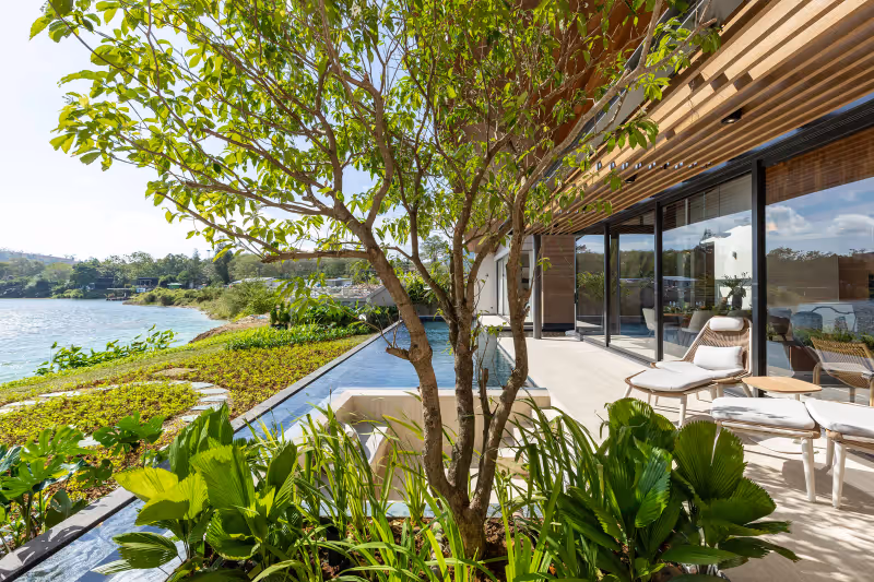 Serrana lakefront pool villas Phuket 25