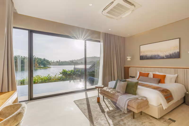 Serrana lakefront pool villas Phuket 62