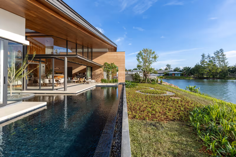 Serrana lakefront pool villas Phuket 23