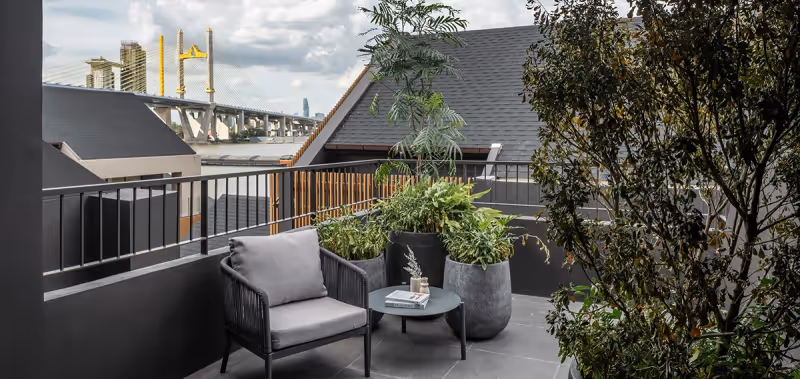 Chao Phraya riverfront at Noble AQUA Riverfront Ratburana 4
