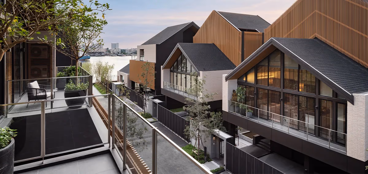 Chao Phraya riverfront at Noble AQUA Riverfront Ratburana 3